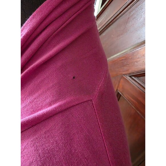 Talbots Petites Medium Pink Pima Open-Front Cardigan Sweater - Picture 3 of 7